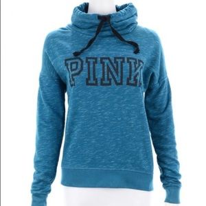 VS Pink cowl neck sweatshirt sz L